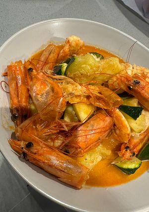 ✍🏻 奶油櫛瓜蝦仁 的食譜成品照片