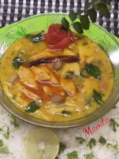 A picture of Dal Dhokli.