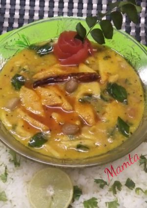 A picture of Dal Dhokli.