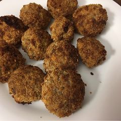 A picture of Sriracha Mushrooms.