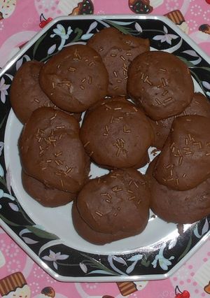 Una foto de Galletas de avena y chocolate