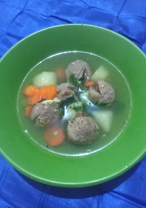 Foto resep Sup bakso sapi