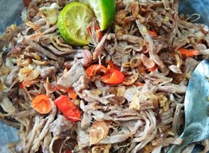Foto resep Daging suir pedas
