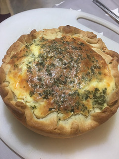 Una foto de Quiche de queso y bacon