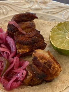 Una foto de Chicharrón de cerdo !