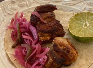 Una foto de Chicharrón de cerdo !