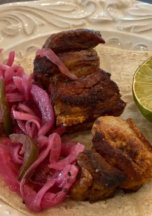 Una foto de Chicharrón de cerdo !