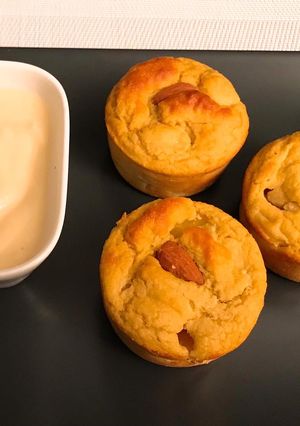 Une photo de Muffins mangue amande