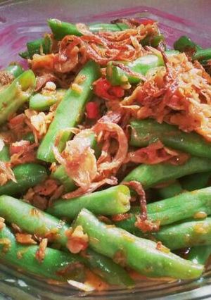 Foto resep Tumis Buncis Belacan Ebi by Mamah Jethro 😋😋