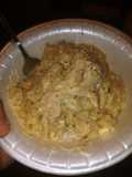 Crockpot Garlic Parmesan Chicken Pasta