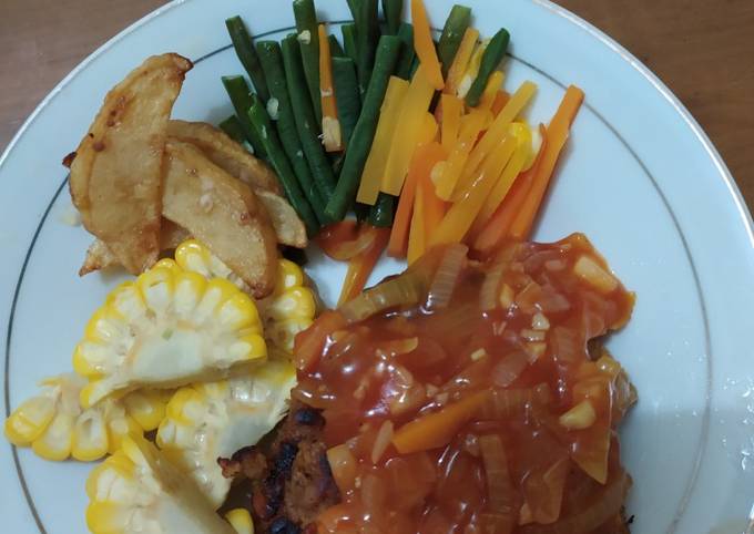Steak Tempe Simpel