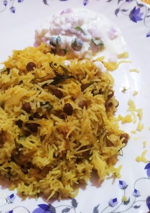 முளைகட்டிய கொண்டைகடலை சனா பிரியாணி (Mulaikattiya channa biryani recipe in tamil) செய்முறை முக்கிய புகைப்படம்