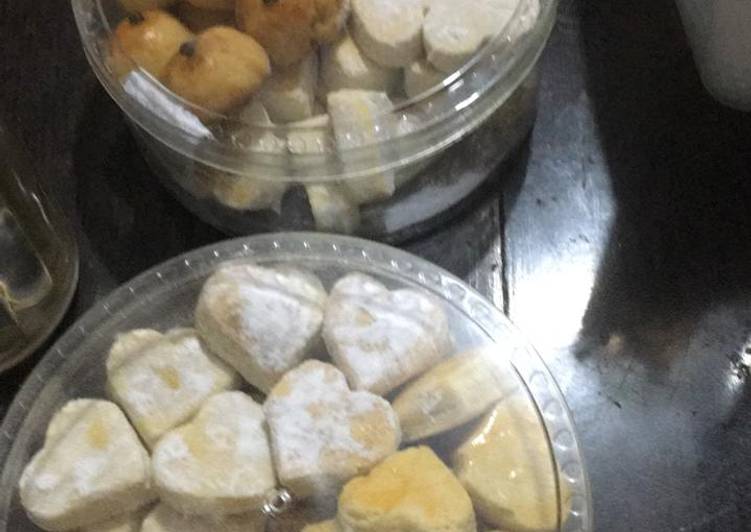 Kue lebaran bahan dasar room butter mix asin