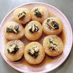 Boiled Radish with Sesame A picture of Boiled Radish with Sesame.