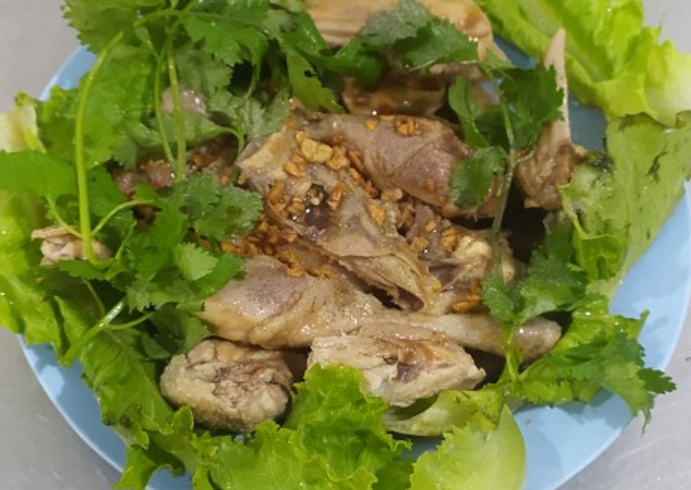 Pekcamke (Ayam rebus)
