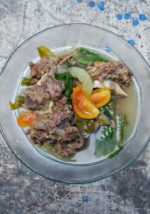 Foto resep Tulangan masak asam (sayur asam tulangan sapi)