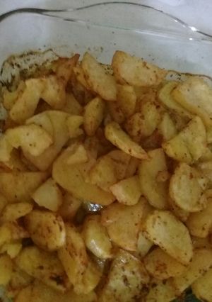 صورة لوصفة بطاطس بصلصة الطحينة