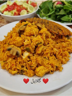 عکسی از دستور دمپخت مرغ و قارچ 😋