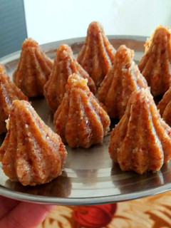 A picture of Dry Fruits Modak.