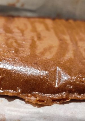A picture of Sticky Chocolate Chip Protein Bars.