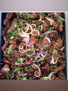 A picture of Peppered chicken 🌶🌶.