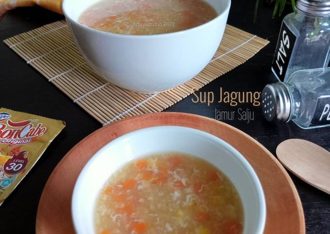 Ini dia! Resep buat Sup Jagung Jamur Salju yang nagih banget