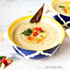 Cauliflower soup (Gobhi ka soup) A picture of Cauliflower soup (Gobhi ka soup).