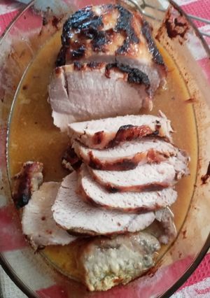 Una foto de Lomo de cerdo en el horno eléctrico