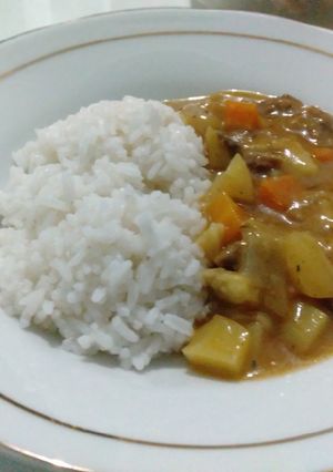 Foto resep Nasi Kari Bumbu Instan