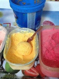 صورة لوصفة طريقة عمل ايس كريم بالحليب المحلى والجيلي سهل جداً