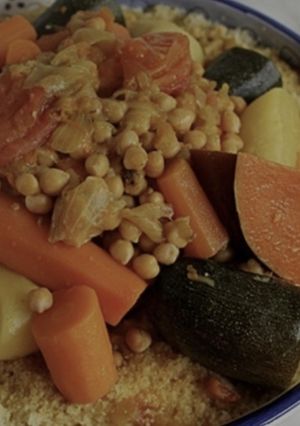 Une photo de Couscous algerien poulet et agneau #mars