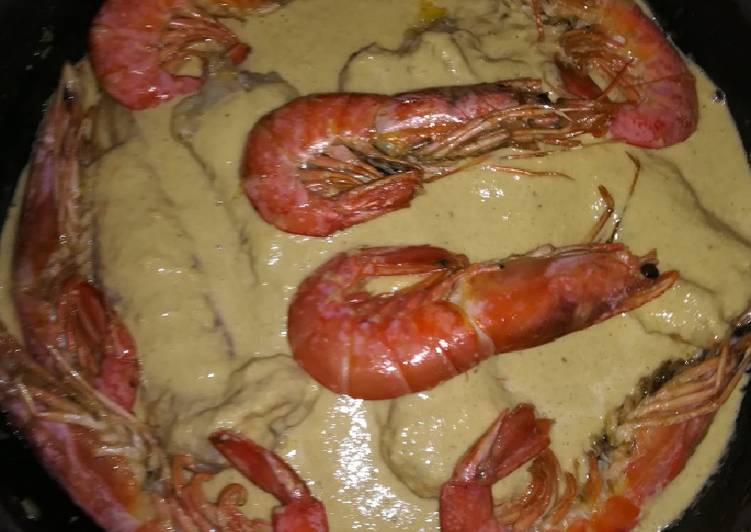 Colitas rape con salsa berberegamba
