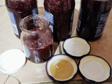 Mermelada de frutillas con azúcar