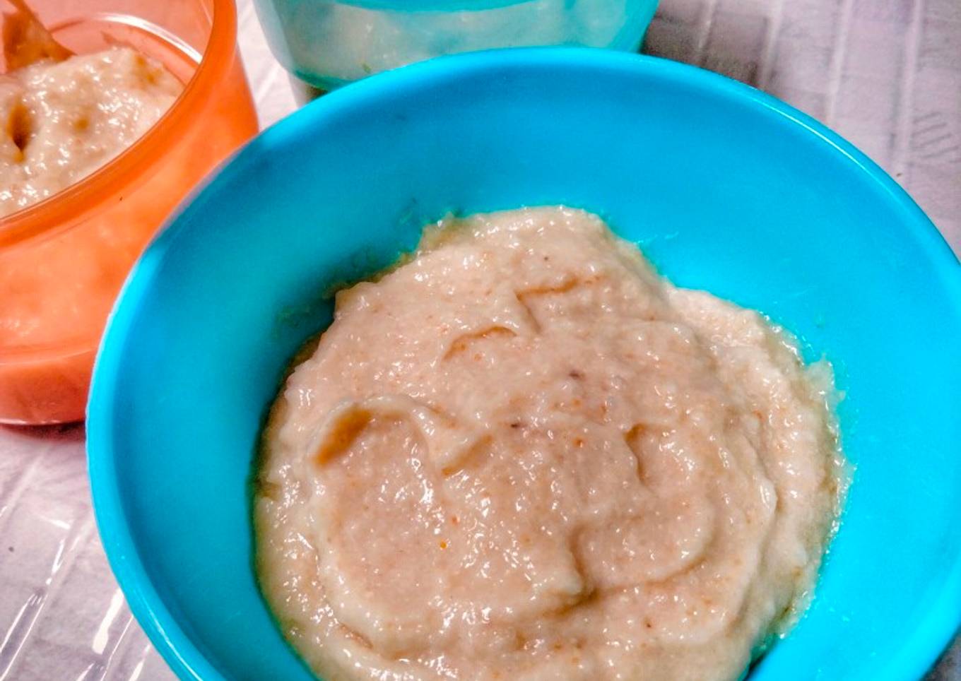 Bubur Uduk Ikan Dori MPASI 6 Bulan Day 7