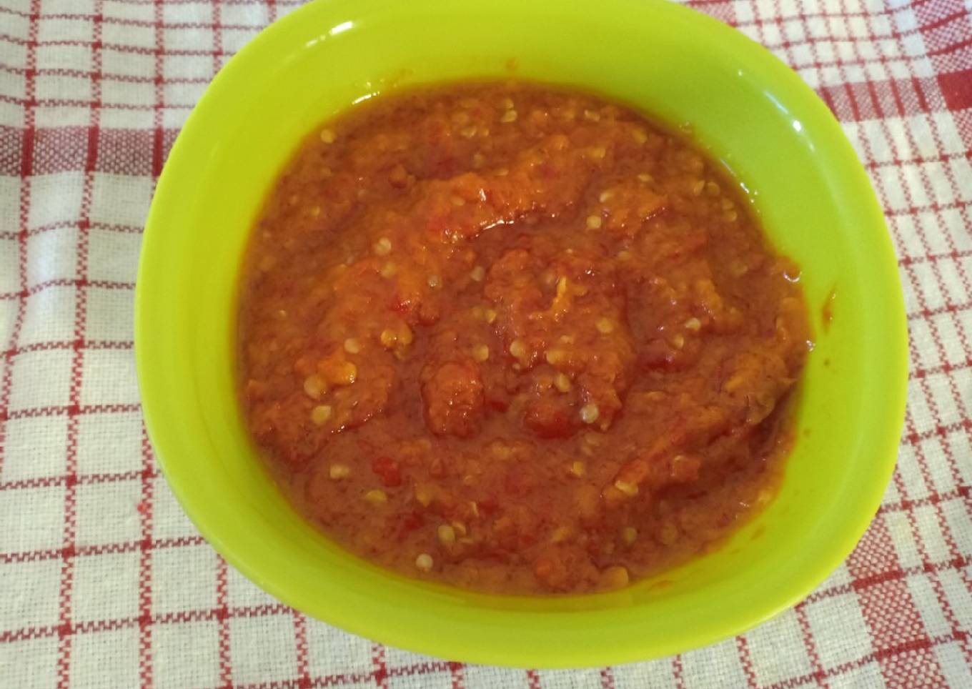 Sambel soto dan bakso