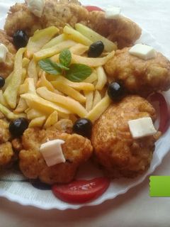 صورة لوصفة شوفلور مقلي مع البطاطا