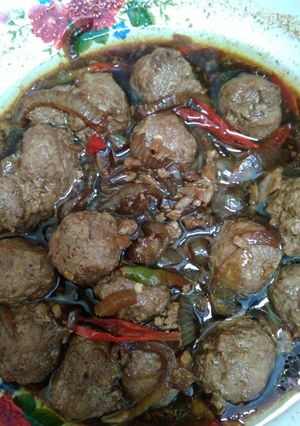 Foto resep Bola sapi teriyaki