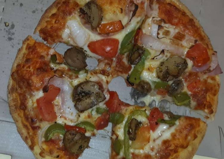 Recipe of Vegan Cheese pizza
