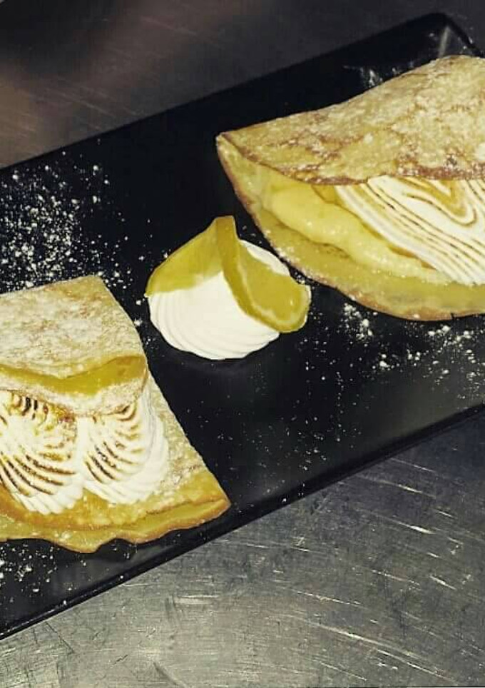 Una foto de Crepes dulces
