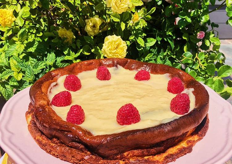 Tarta de queso para mamá con los limones de papá🍋