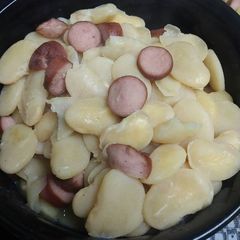 A picture of Dried Beans with Little Smokies.