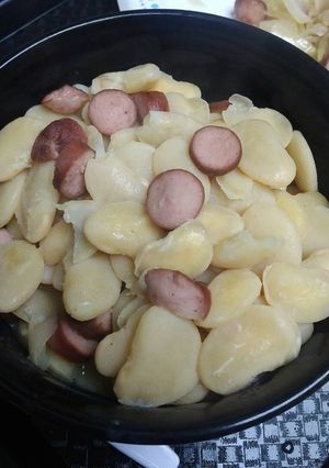 A picture of Dried Beans with Little Smokies.