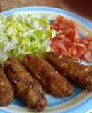 Barritas cremosas de pollo y papa apanadas