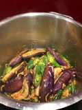 Eggplant in spicy chilli