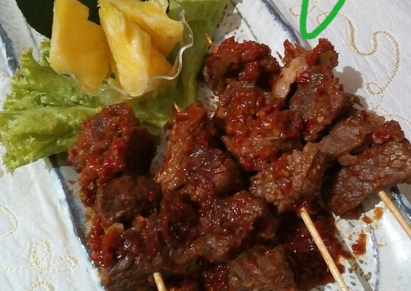 Sate Sapi Bumbu Rujak #KitaBerbagi