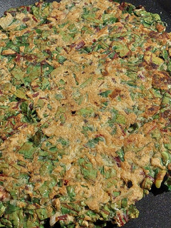 Una foto de Tortilla de Hojas de Betarraga 💜💚♻️