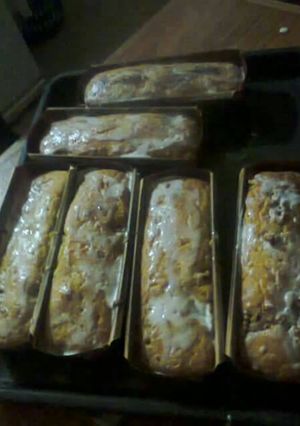 Una foto de Budín de vainilla con nueces y chispita de chocolate
