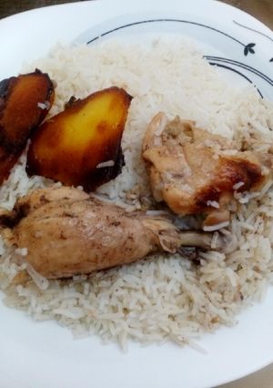 عکسی از دستور ته چین مرغ مامان جون