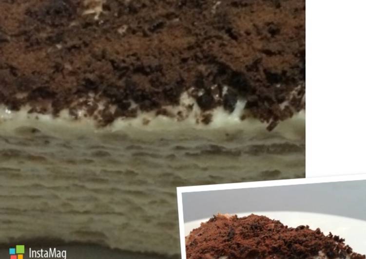 Cara Gampang Menyiapkan Tiramisu Crepe Cake 😋, Lezat