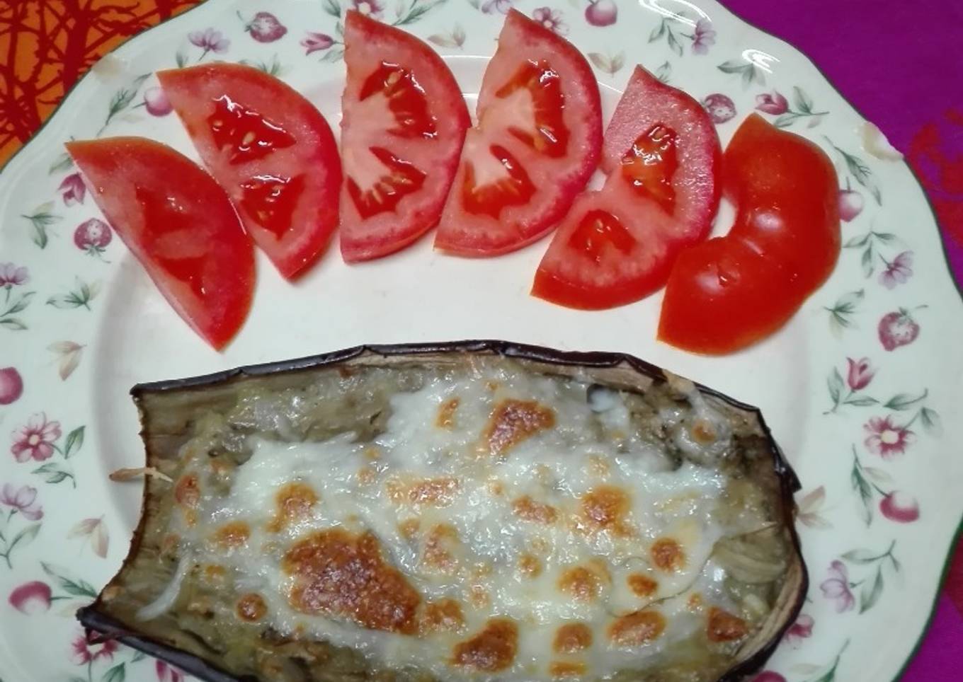 Berenjenas rellenas. Receta apta para vegetarianos